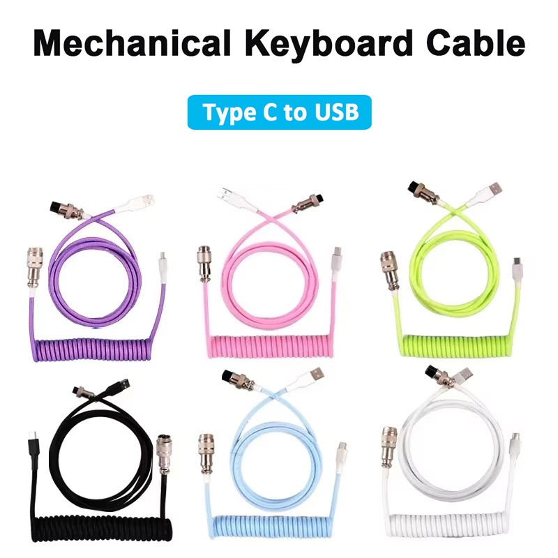 Mechanical Keyboard Coiled Cab - Coiled Usb Cable recension och pris
