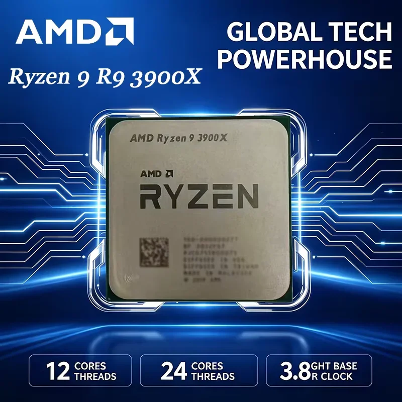 AMD R9 3900X Ryzen 9 3900X Fla - Amd Cpu Ryzen 9 recension och pris