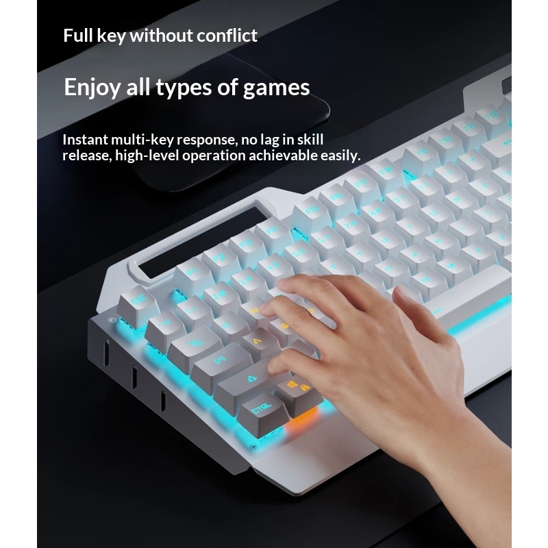 Eweadn Tk900 Wireless Gaming M - Keyboard Gaming Blue Switch recension och pris