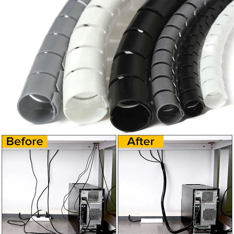 1/2M Flexible Spiral Cable Org - Coiled Usb Cable recension och pris
