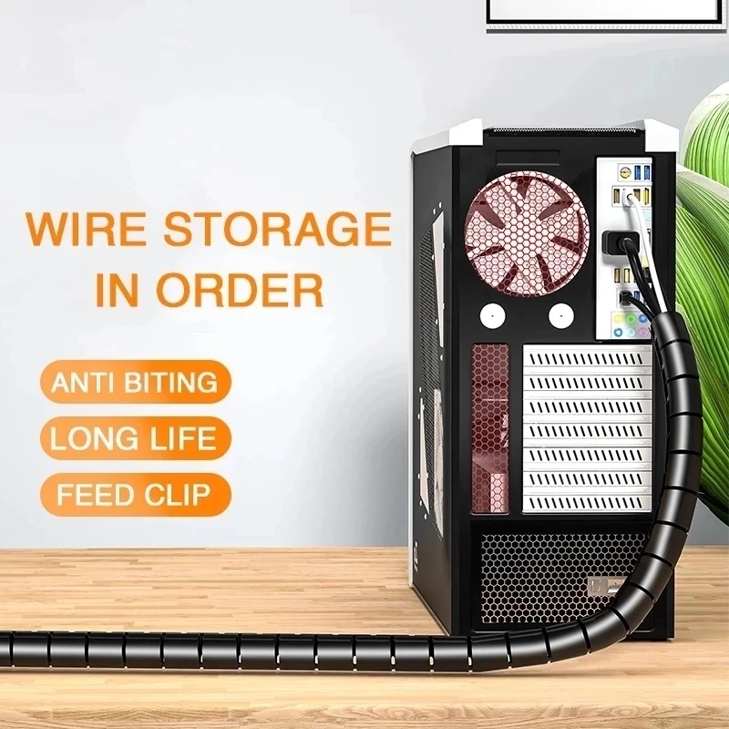 1/2M Flexible Spiral Cable Org - Coiled Usb Cable recension och pris