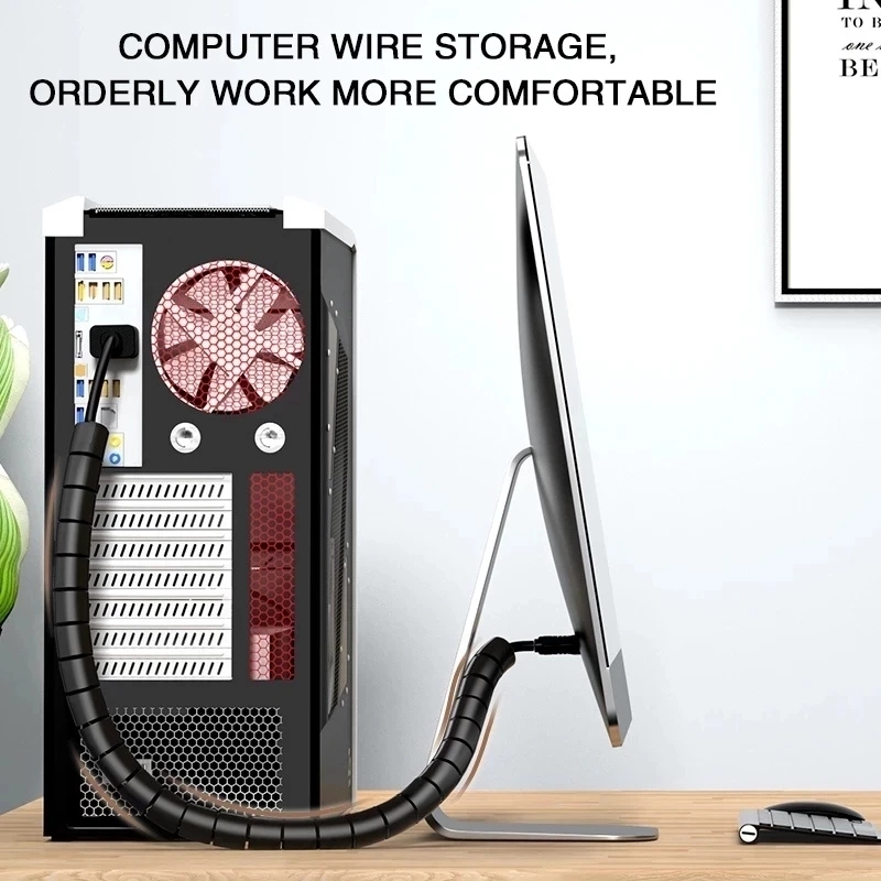 1/2M Flexible Spiral Cable Org - Coiled Usb Cable recension och pris
