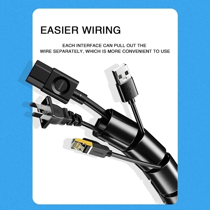 1/2M Flexible Spiral Cable Org - Coiled Usb Cable recension och pris