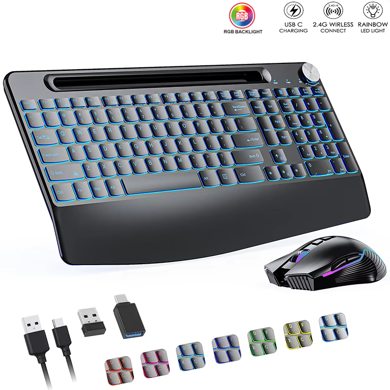 2.4G&Type-C Wireless Keyboard  - Gaming Keyboard Types recension och pris