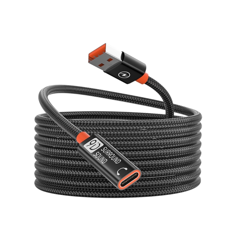 USB A Male to Type C Female Ch - Coiled Usb Cable recension och pris