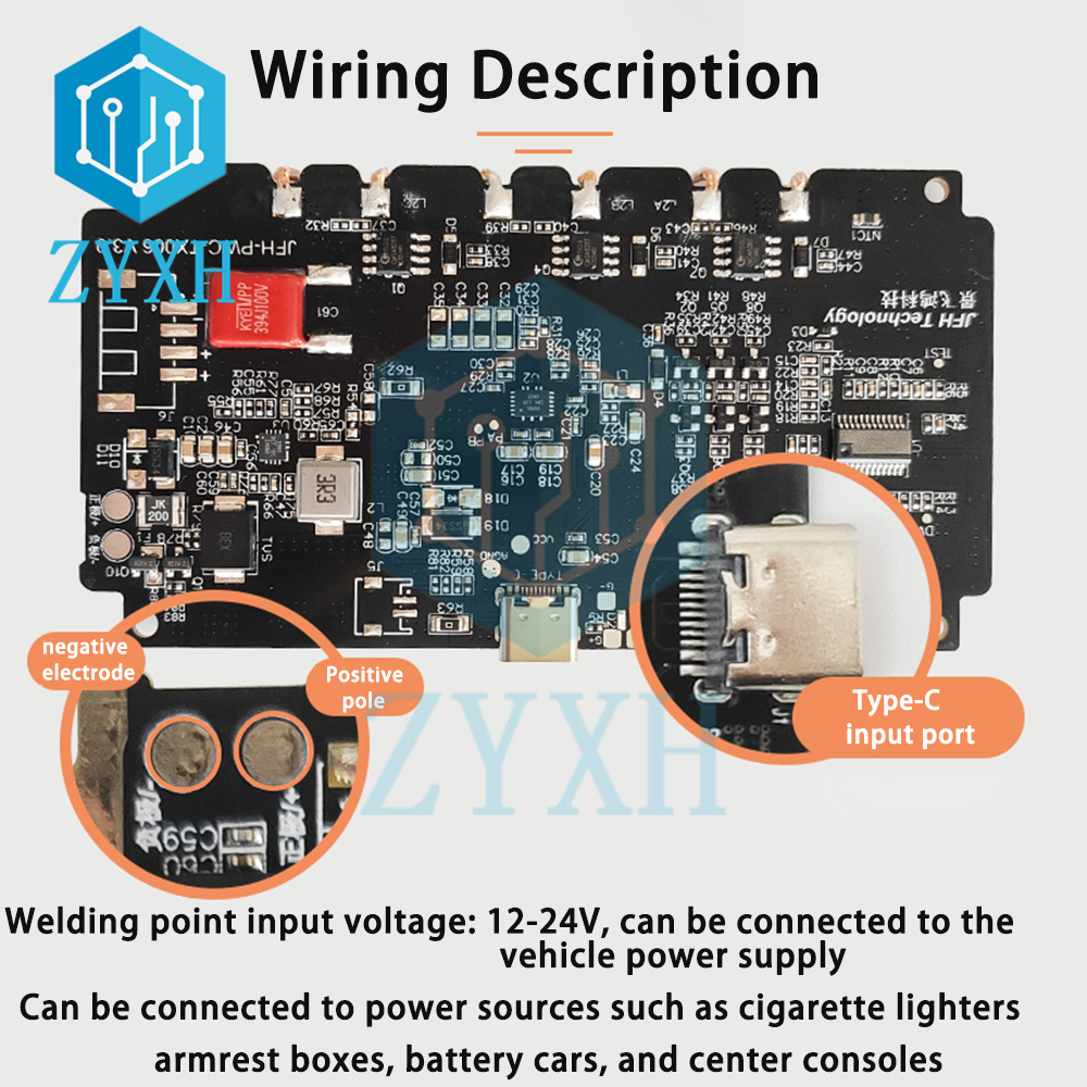 20W 22W Car Wireless Charging  - Coiled Usb Cable recension och pris