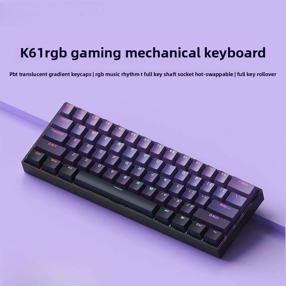 Teclado 60% Wireless Bluetooth - Gaming Keyboard Mobile recension och pris