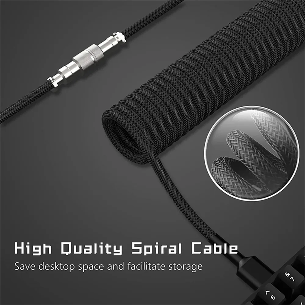 New Mechanical Keyboard Coiled - Gaming Keyboard Types recension och pris