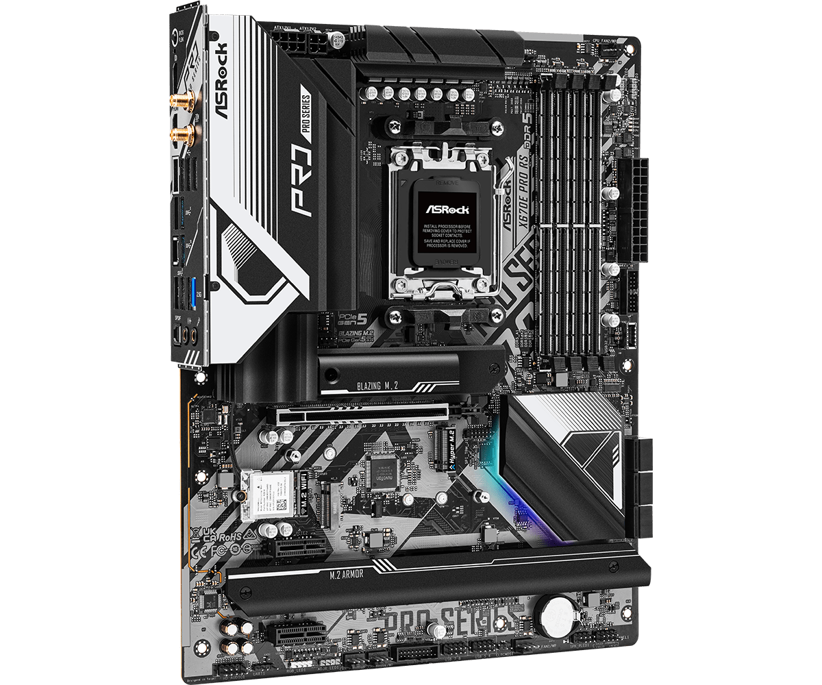 ASROCK X670E Pro RS Motherboar - Amd Cpu Ryzen 9 recension och pris