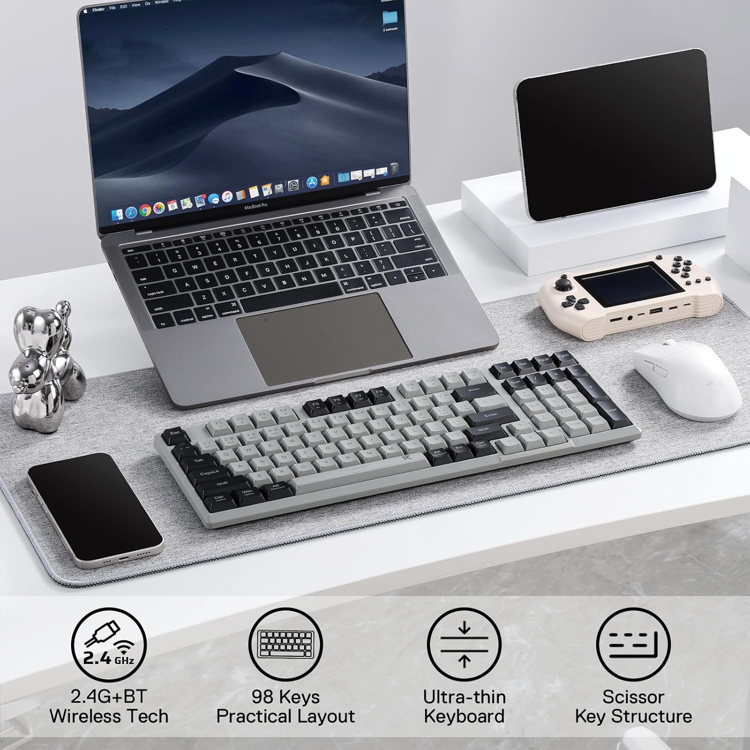 Redragon BK7114 Low-Profile 2. - Gaming Keyboard Mobile recension och pris
