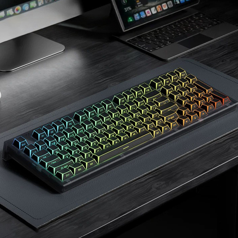 Black Shadow Fold Side Print S - Keyboard Gaming Black recension och pris