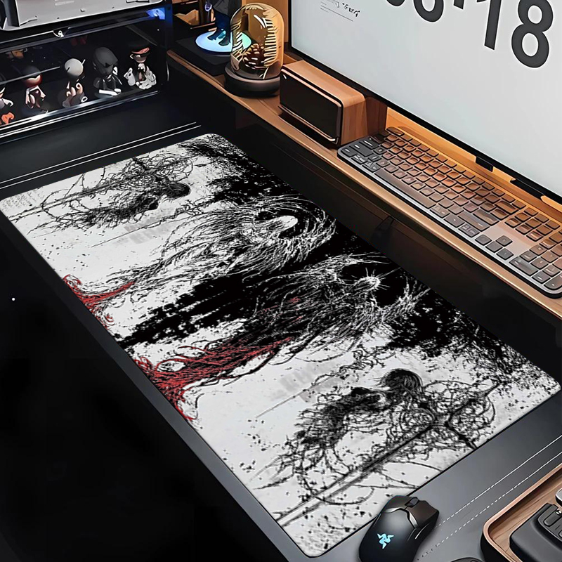Dark Angel Art Design Large Si - Keyboard Gaming Black recension och pris
