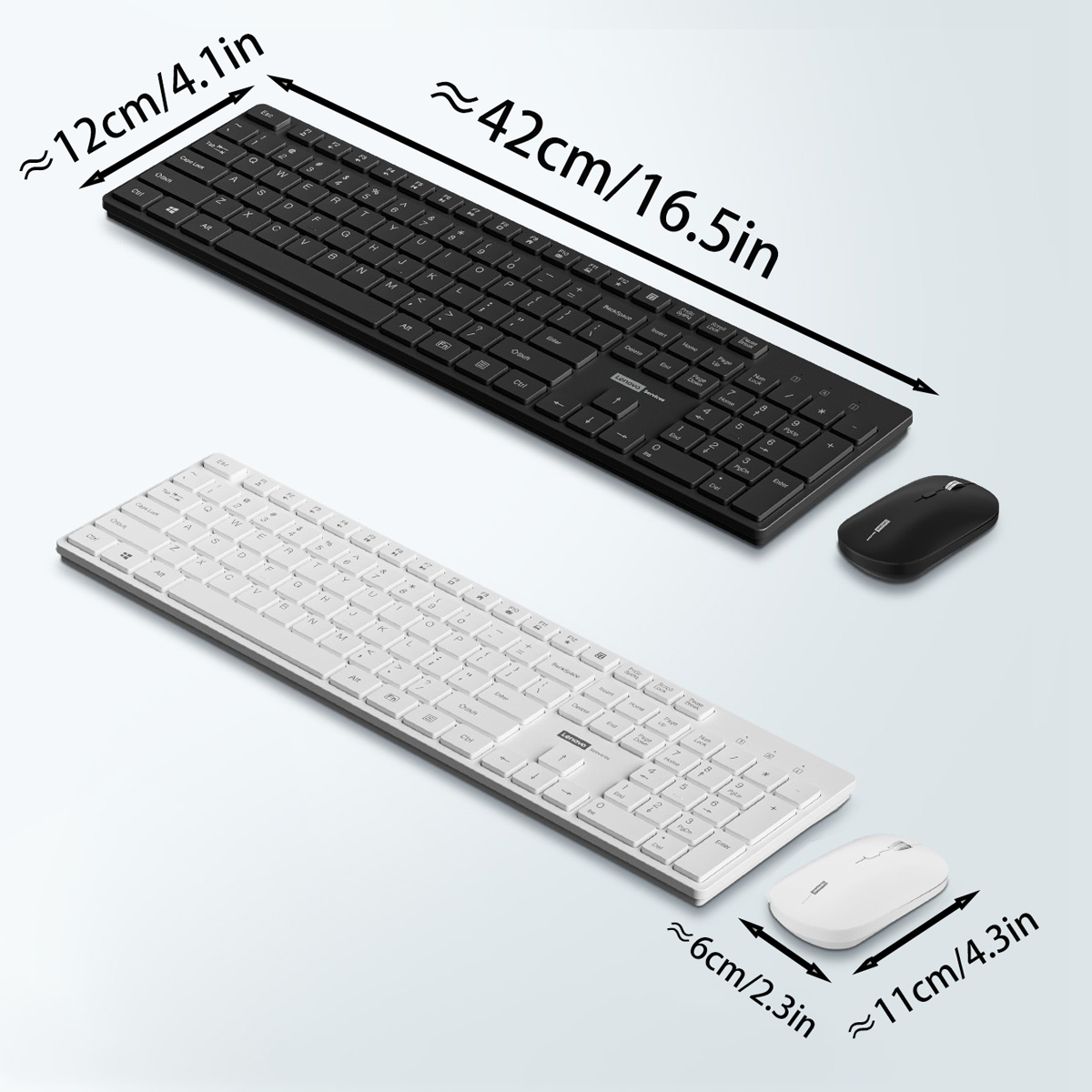 Lenovo KN220 Silent 2.4G Wirel - Gaming Keyboard Mouse Wireless recension och pris