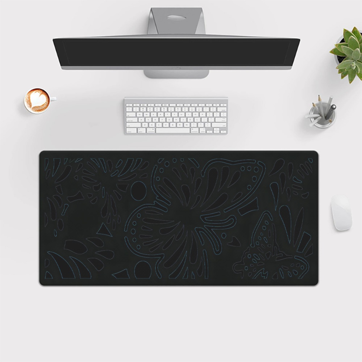 Brand Floral Black Iron Art De - Gaming Keyboard Brand recension och pris