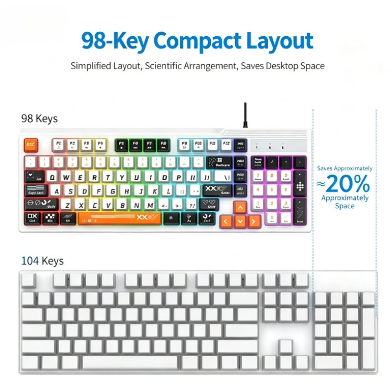 K8pro 3 In 1 Gaming Combo Wire - Gaming Keyboard Mouse Set recension och pris