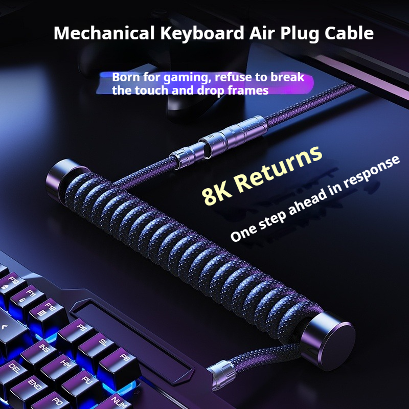 Eary 1.2m Coiled Keyboard Cabl - Gaming Keyboard Types recension och pris