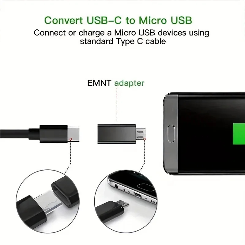 Micro USB to USB C OTG Adapter - Gaming Keyboard Types recension och pris