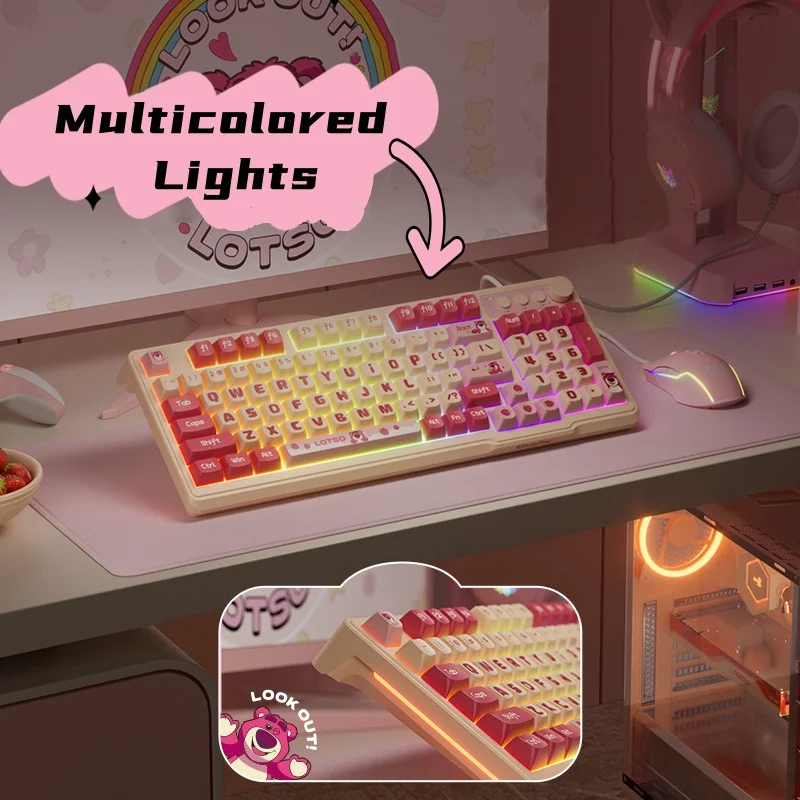 Lotso Keyboard 2.4G Wireless G - Gaming Keyboard Mouse Set recension och pris