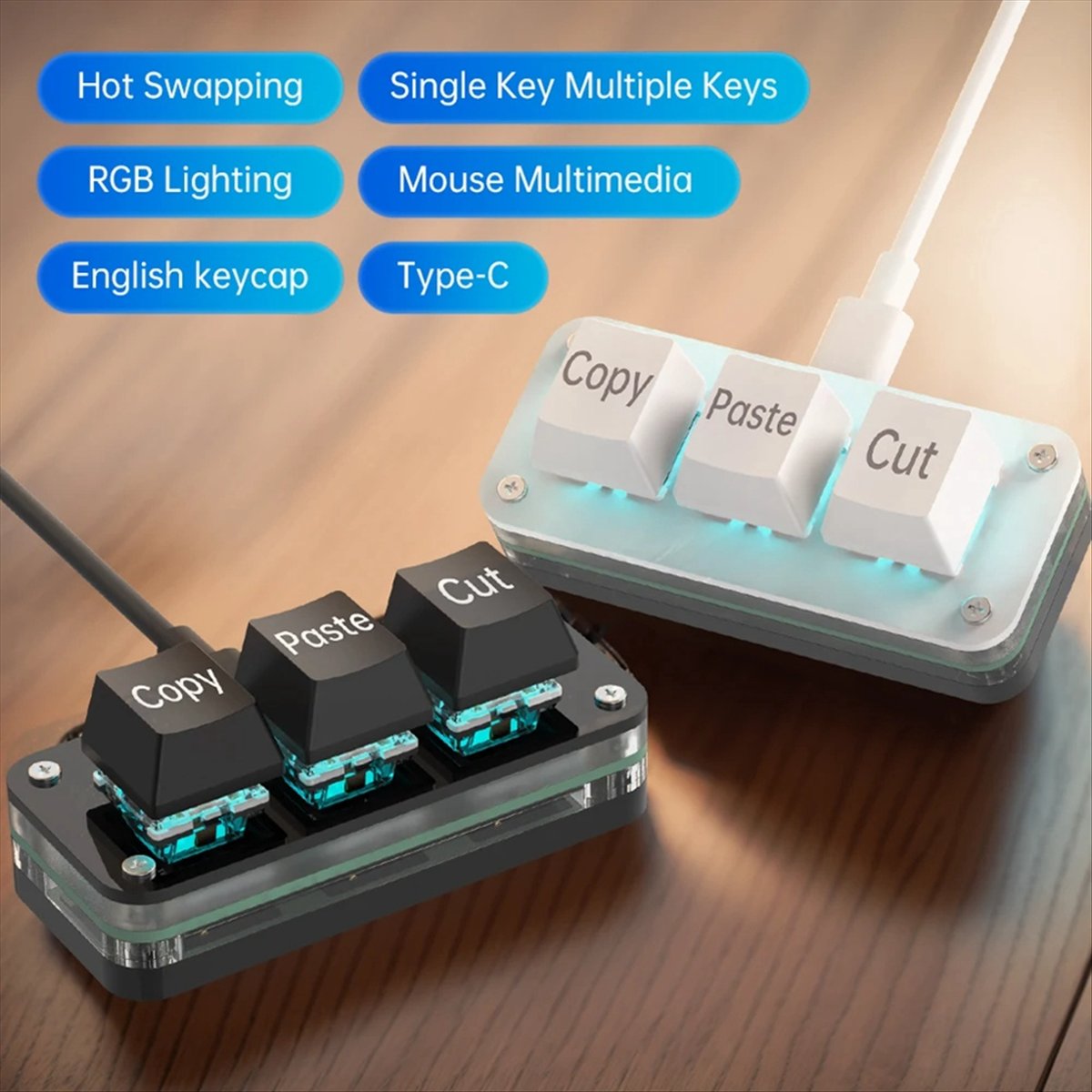 doyou 3 Keys Macro Programming - Gaming Keyboard Types recension och pris