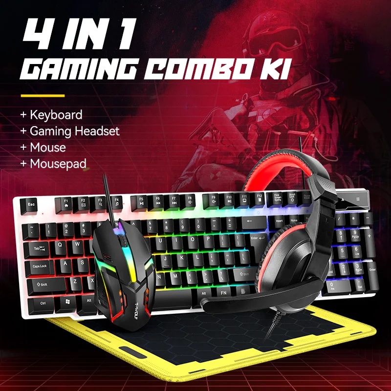 NEW USB Keyboard And Mouse Gam - Gaming Keyboard Mouse Set recension och pris