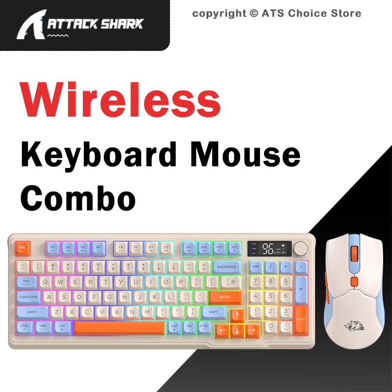 FREEWOLF T96 Wireless Keyboard - Gaming Keyboard Mouse Set recension och pris