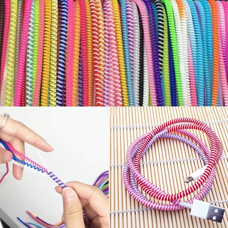 New 1.4M Laser Color TPU Soft  - Coiled Usb Cable recension och pris