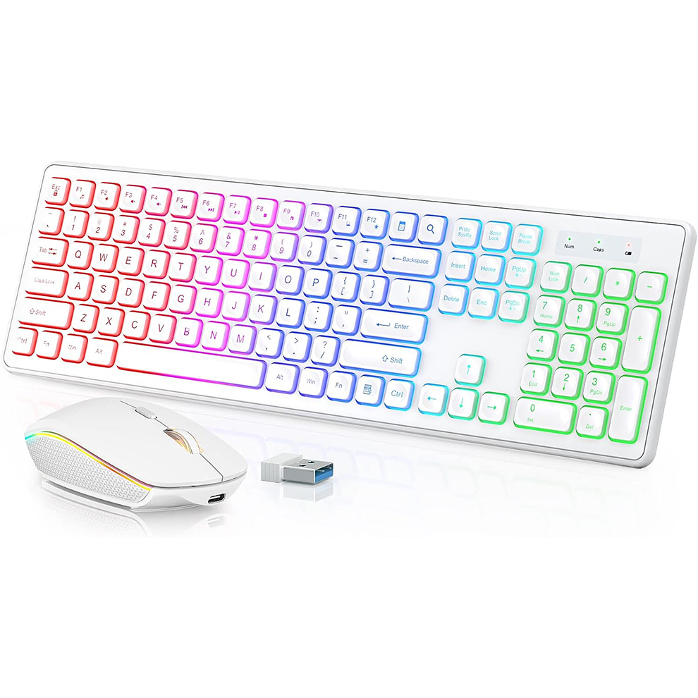 Backlit Wireless Keyboard and  - Gaming Keyboard Mouse Wireless recension och pris